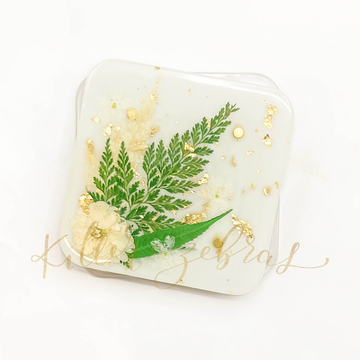 Turntable GOLD FLAKE BOTANICAL Magnetic Cookie Turntable