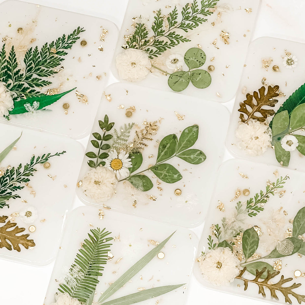 Turntable GOLD FLAKE BOTANICAL Magnetic Cookie Turntable