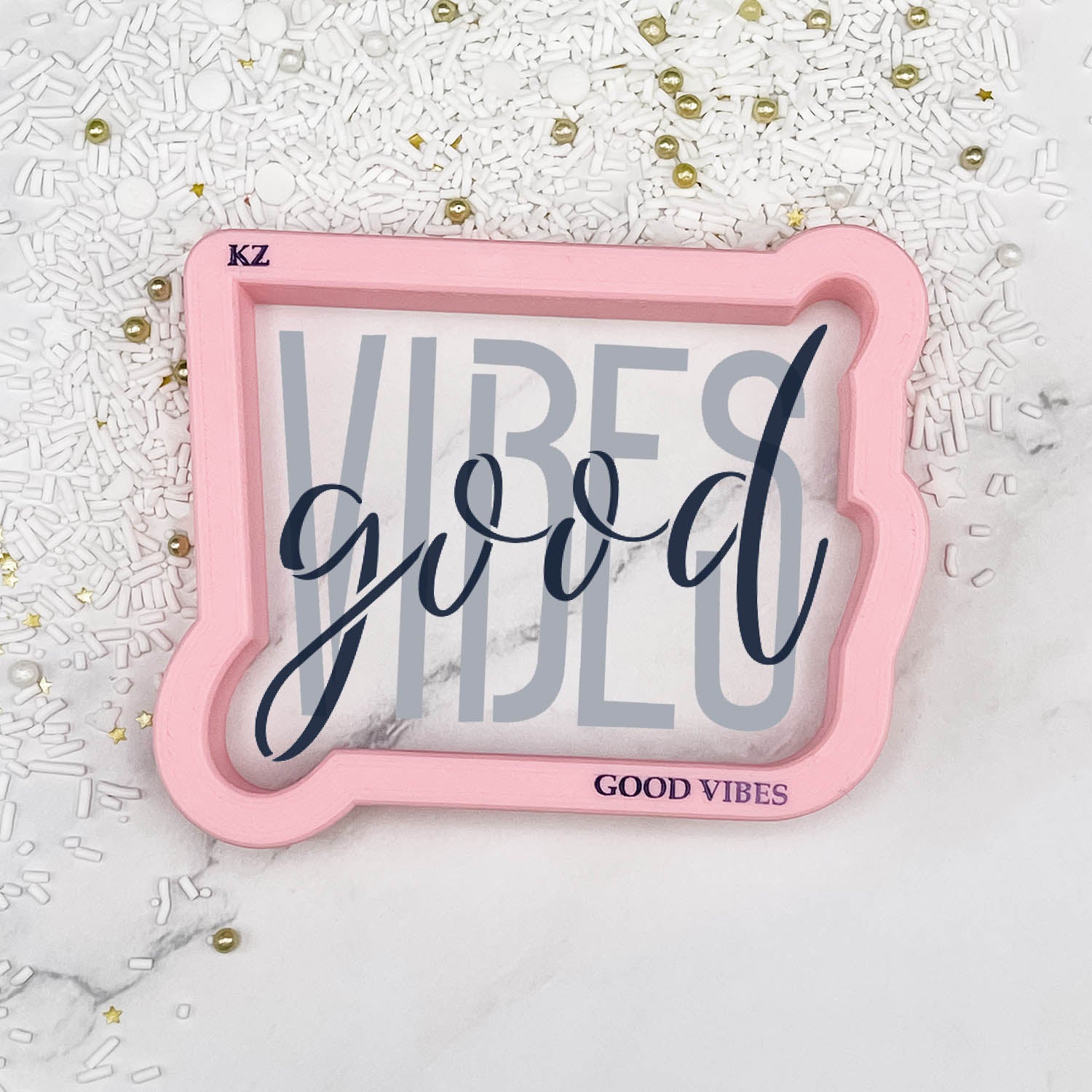 Good Vibes Hand Lettered