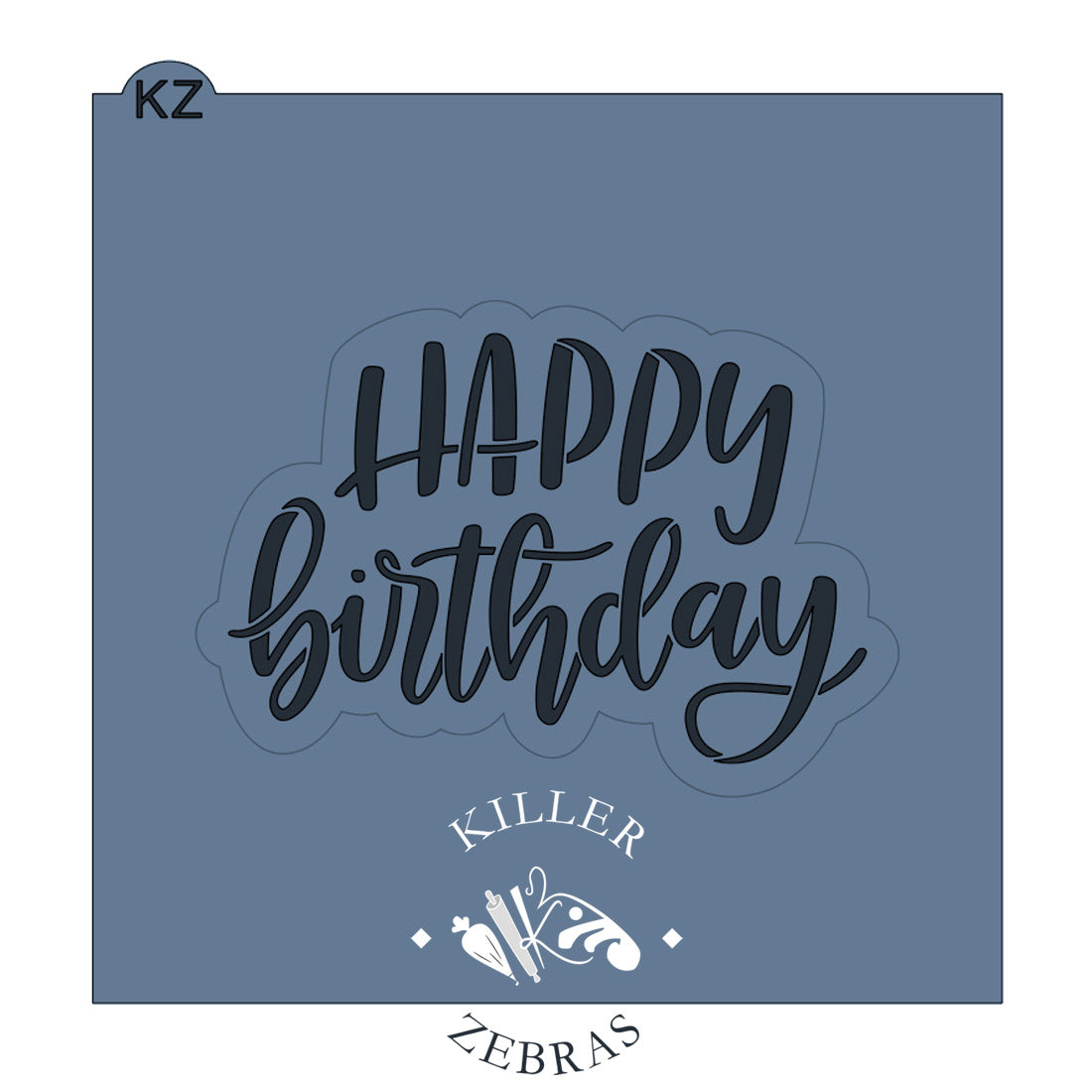Happy Birthday Hand Lettered (Style 3)