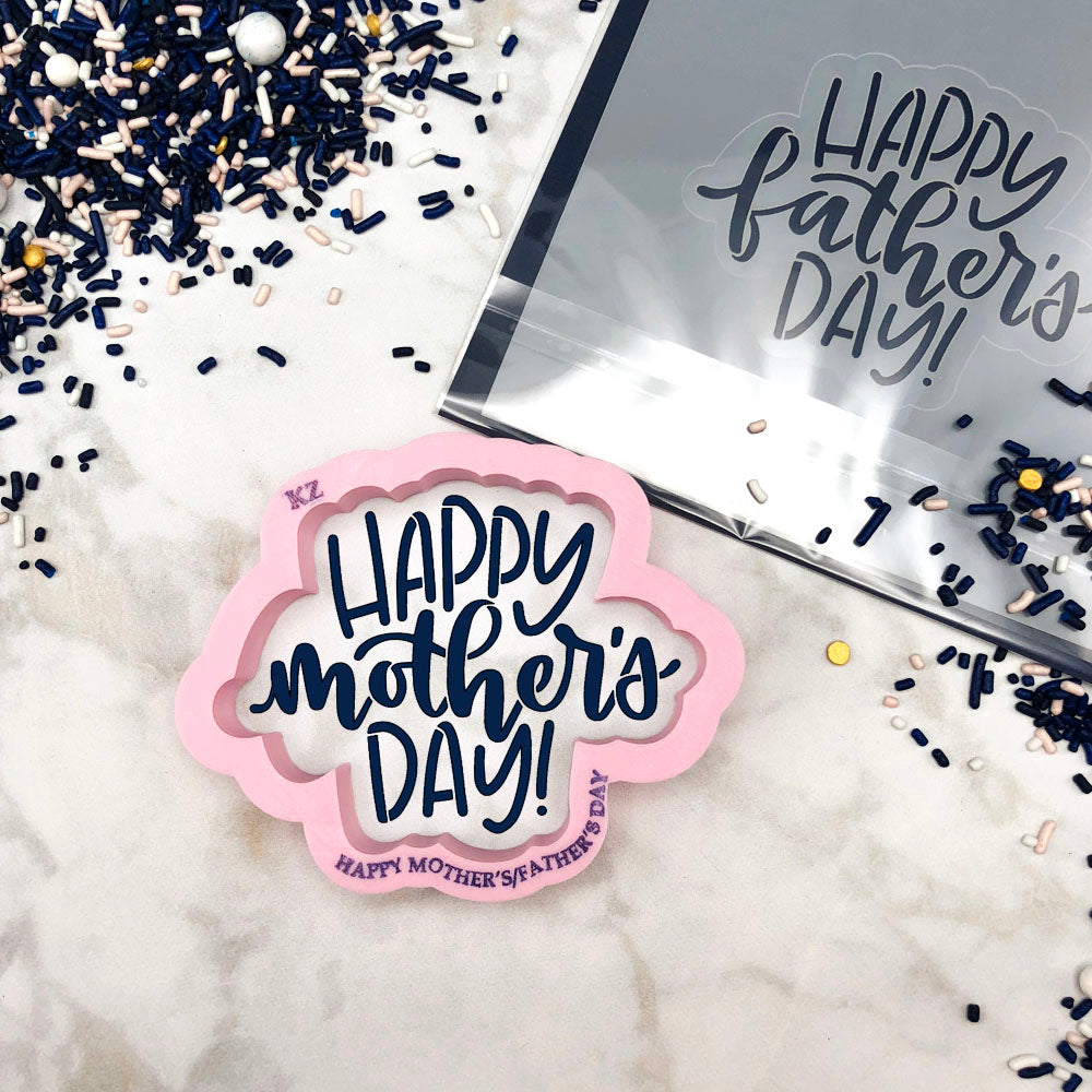 Cookie Cutters Happy Mother's/Father's Day Hand Lettered
