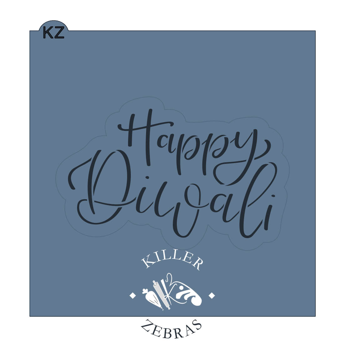Happy Diwali Hand Lettered