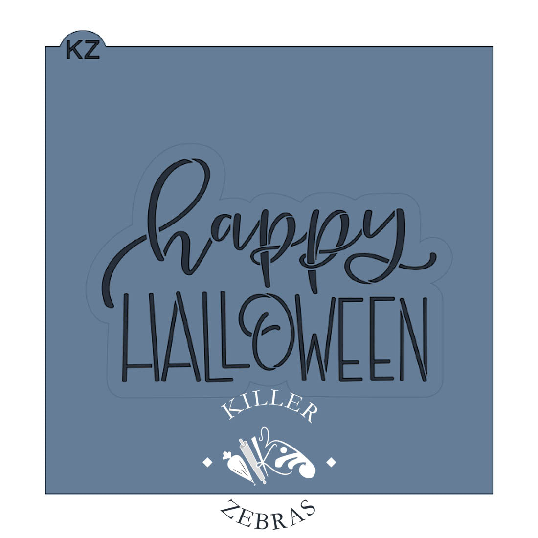 Cookie Cutters Happy Halloween (Style 2) Hand Lettered