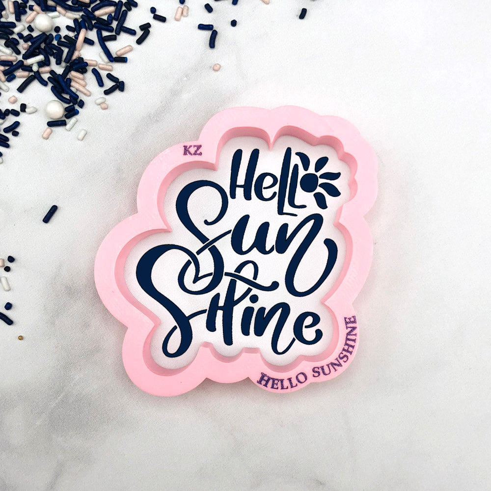 Cookie Cutters Hello Sunshine – Cookie Cutter & Stencil Set