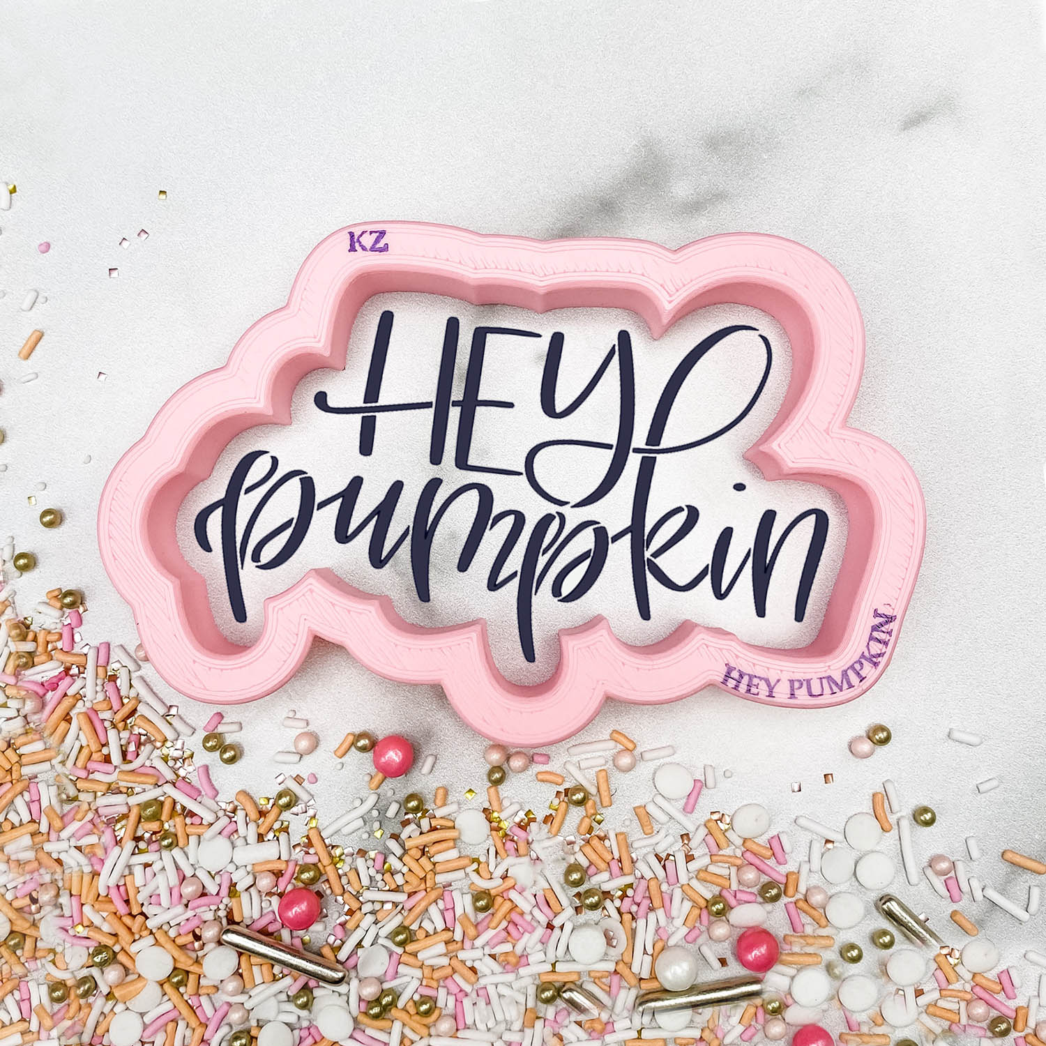 Cookie Cutters Hey Pumpkin Hand Lettered