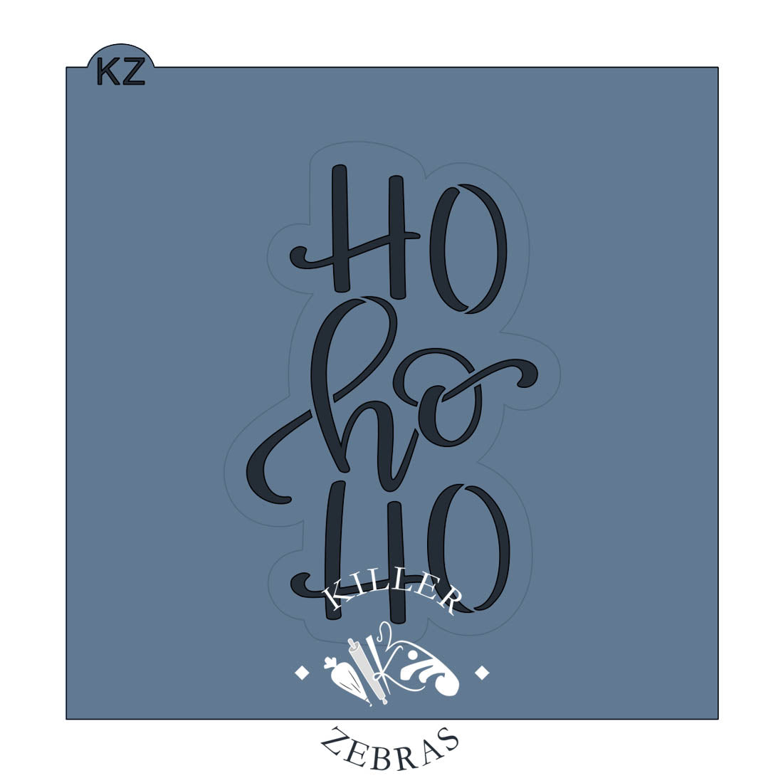 Cookie Cutters Ho Ho Ho Hand Lettered