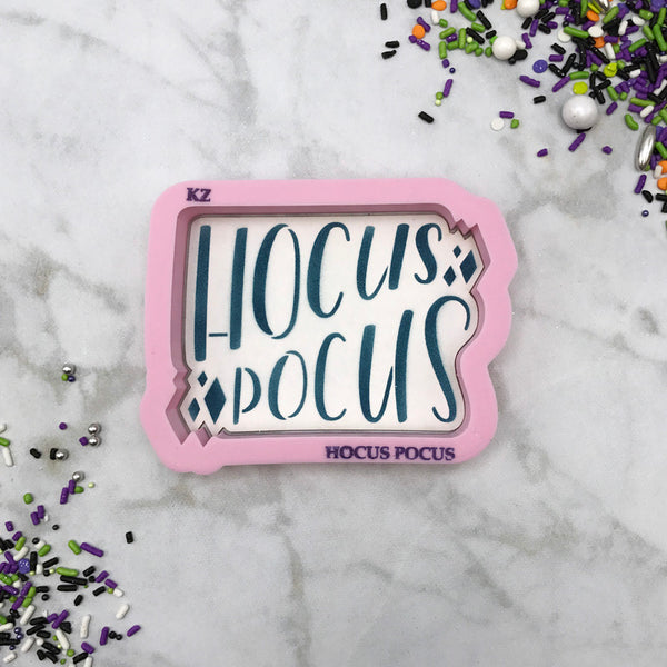 Hocus Pocus Cookie Cutter & Stencil Set | Cookie Decorating Set