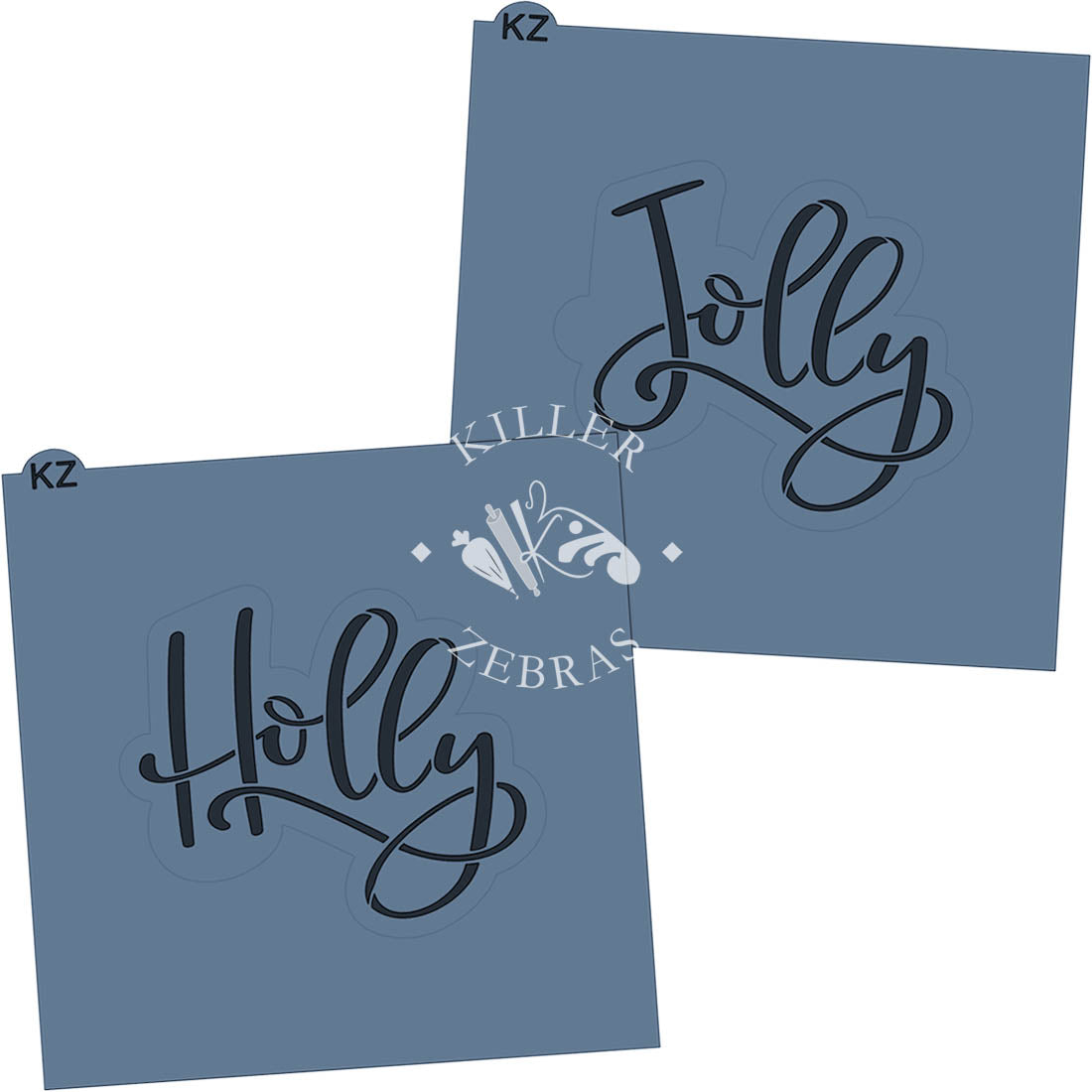 Holly/Jolly Hand Lettered