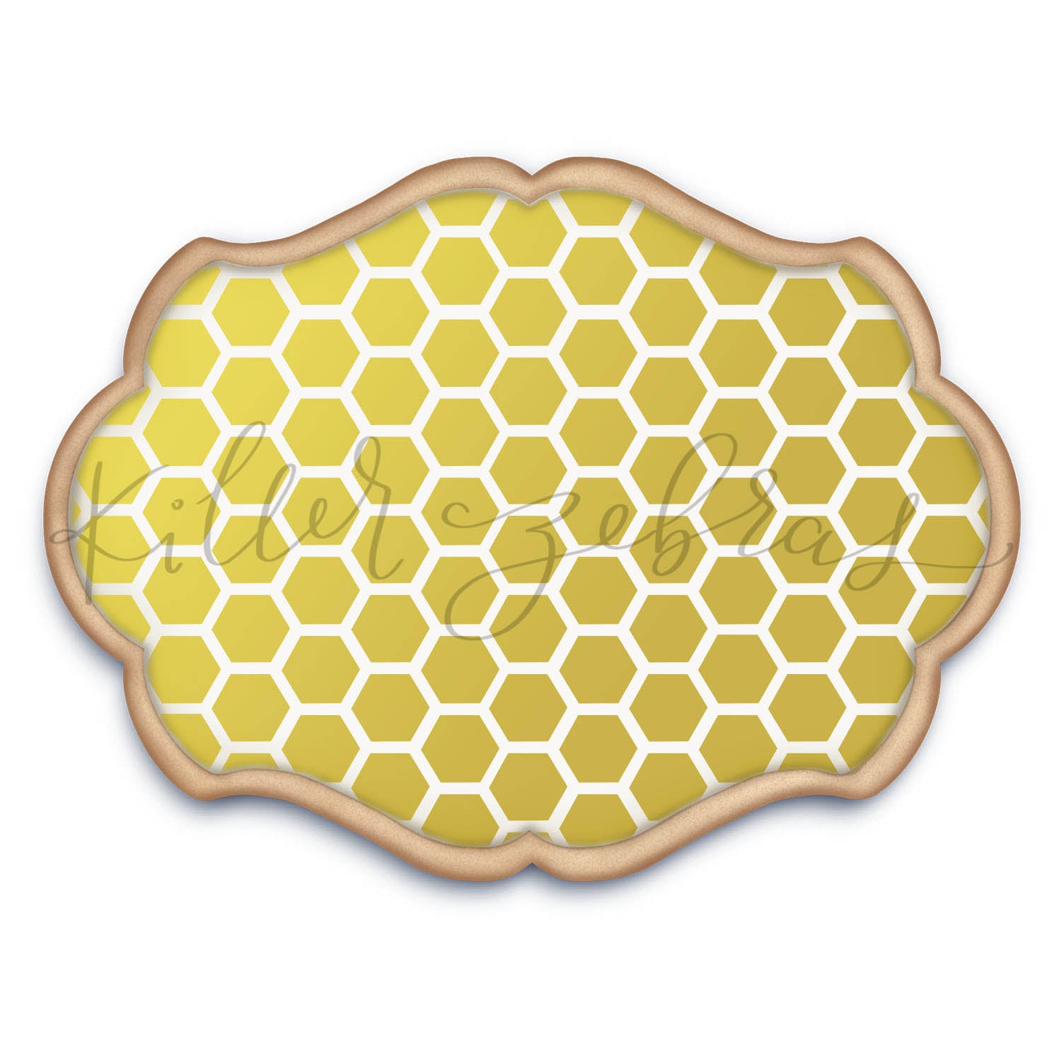 Honeycomb 5.5 x 5.5 Stencil - Killer Zebras