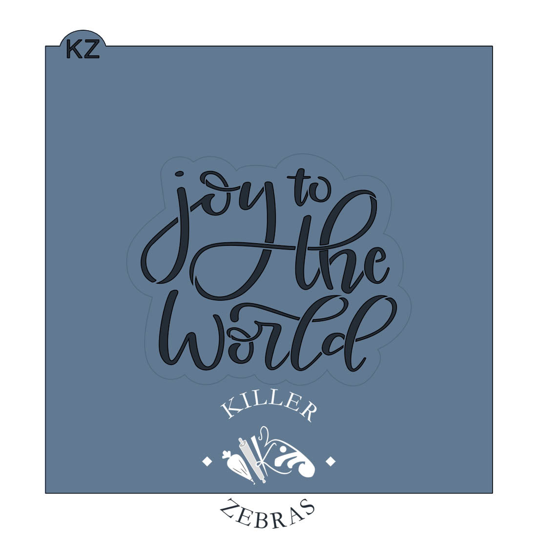 Cookie Cutters Joy to the World Hand Lettered