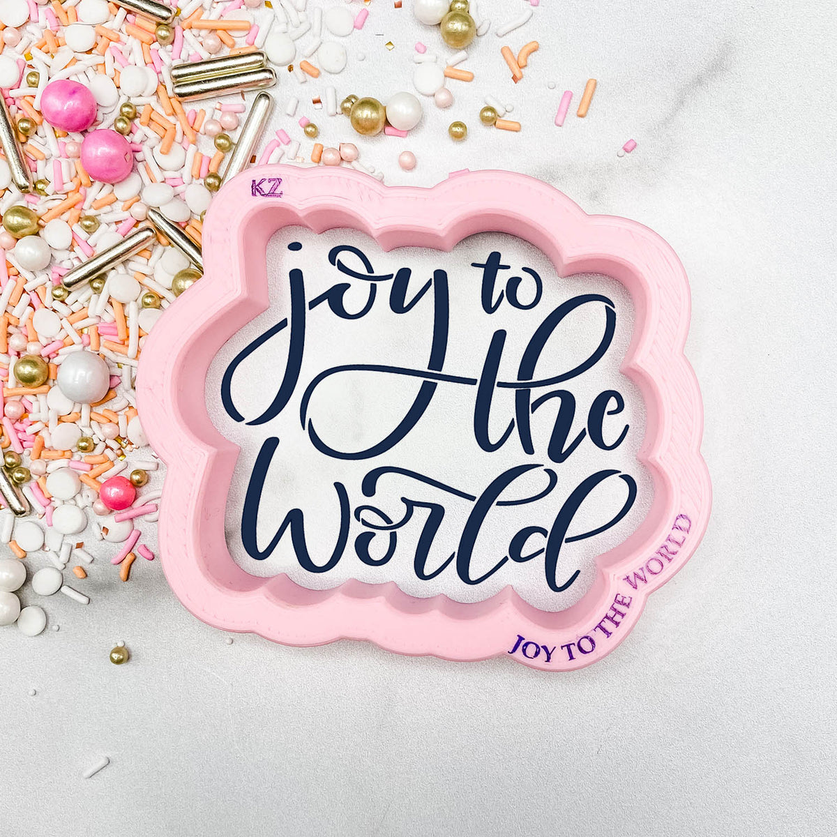 Cookie Cutters Joy to the World Hand Lettered