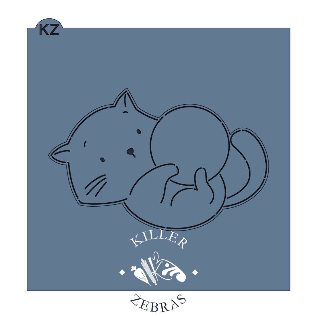 Cookie Cutters Kitten With Yarn Cutter/Stencil