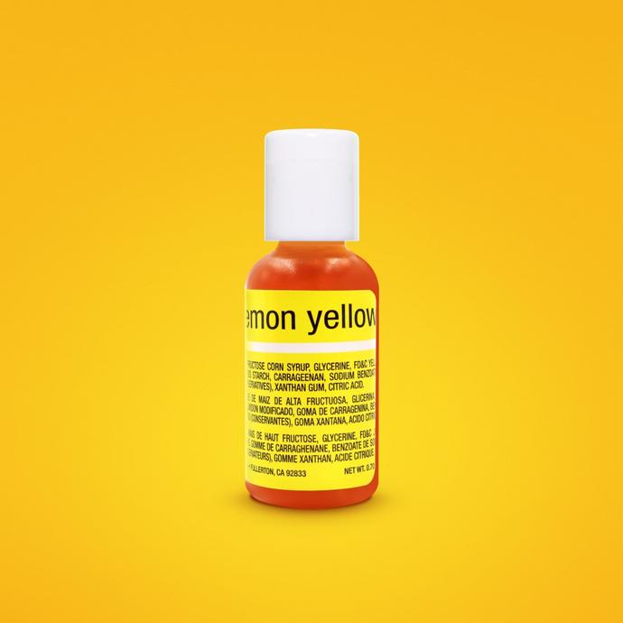 Liqua Gel LEMON YELLOW Chefmaster Liqua Gel