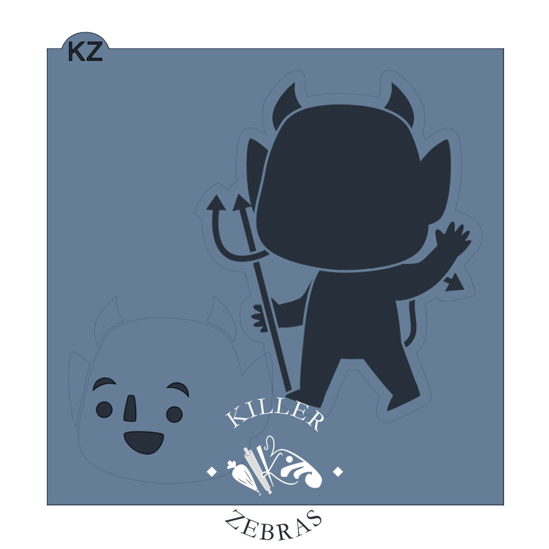 Cookie Cutters Little Devil Cutter/Stencil