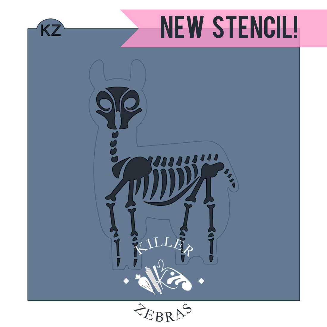 Cookie Cutters Llama Cutter/Stencil Skeleton