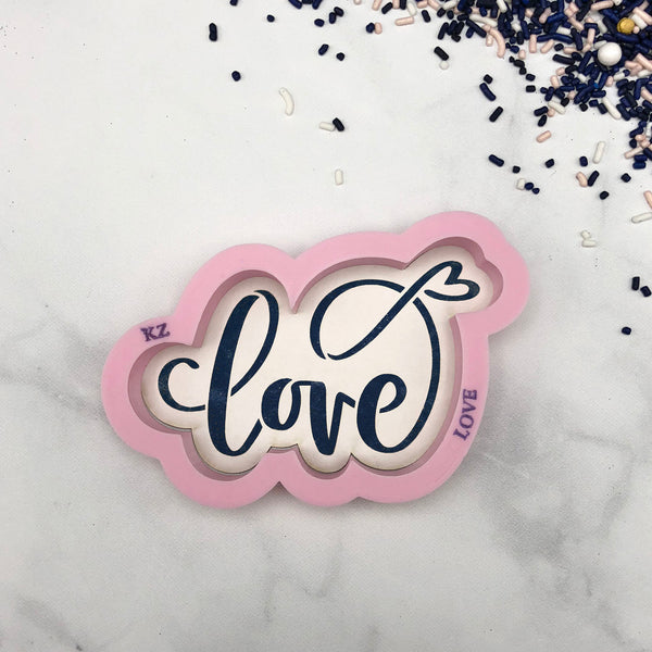 Love (Style 1) Hand Lettered | Killer Zebras