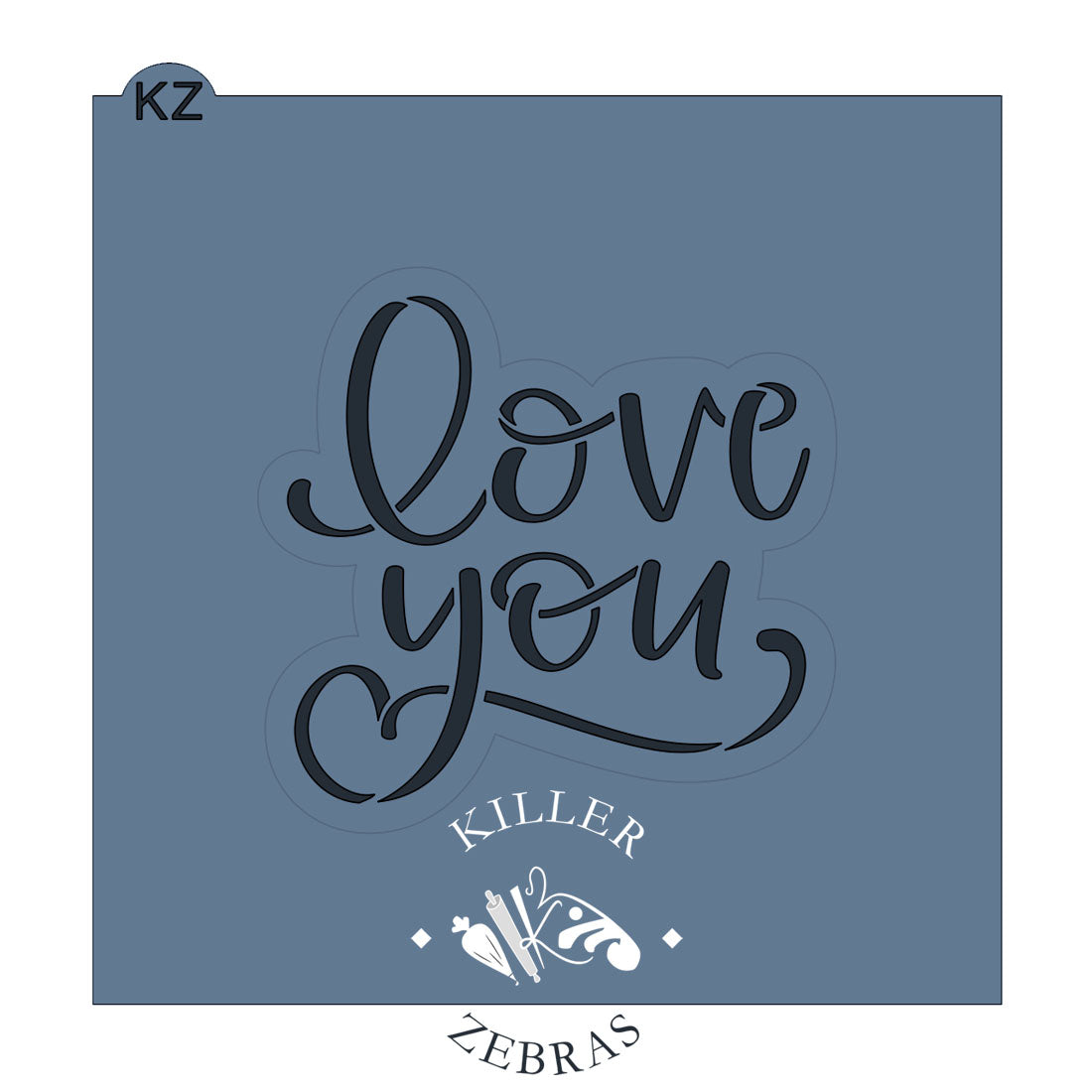 Love You (Style 1) Hand Lettered