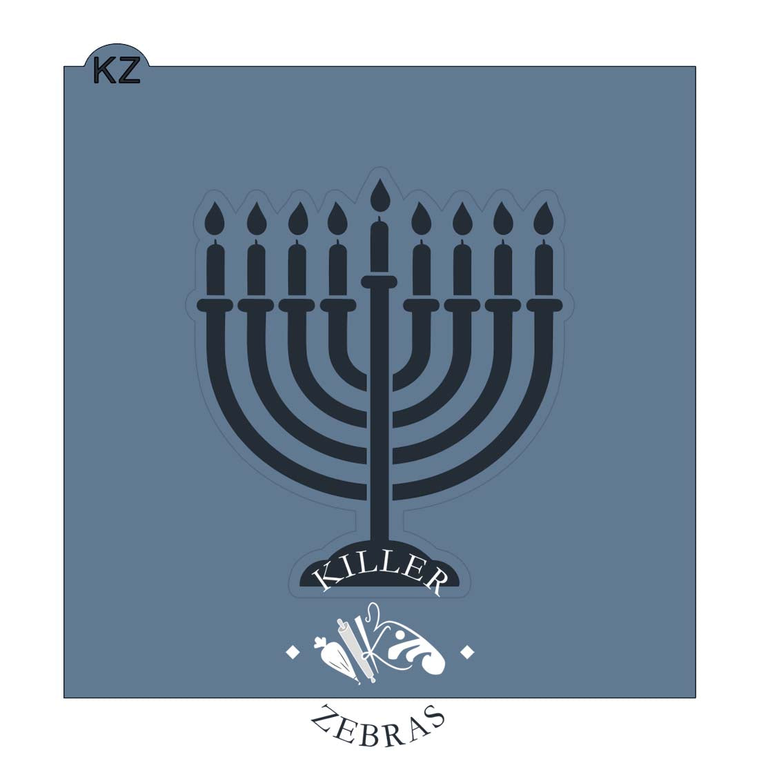 Cookie Cutters Menorah Cutter/Stencil