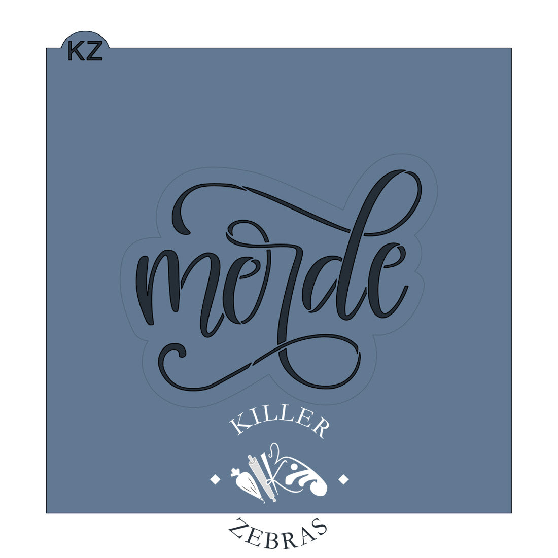 Cookie Cutters Merde Hand Lettered