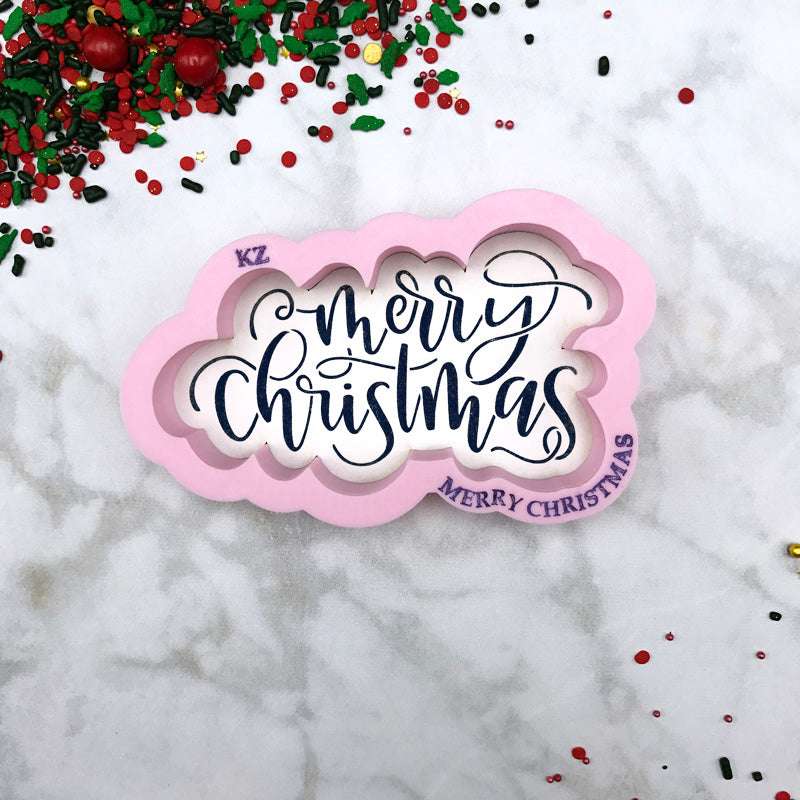 Merry Christmas (Style 1) Hand Lettered