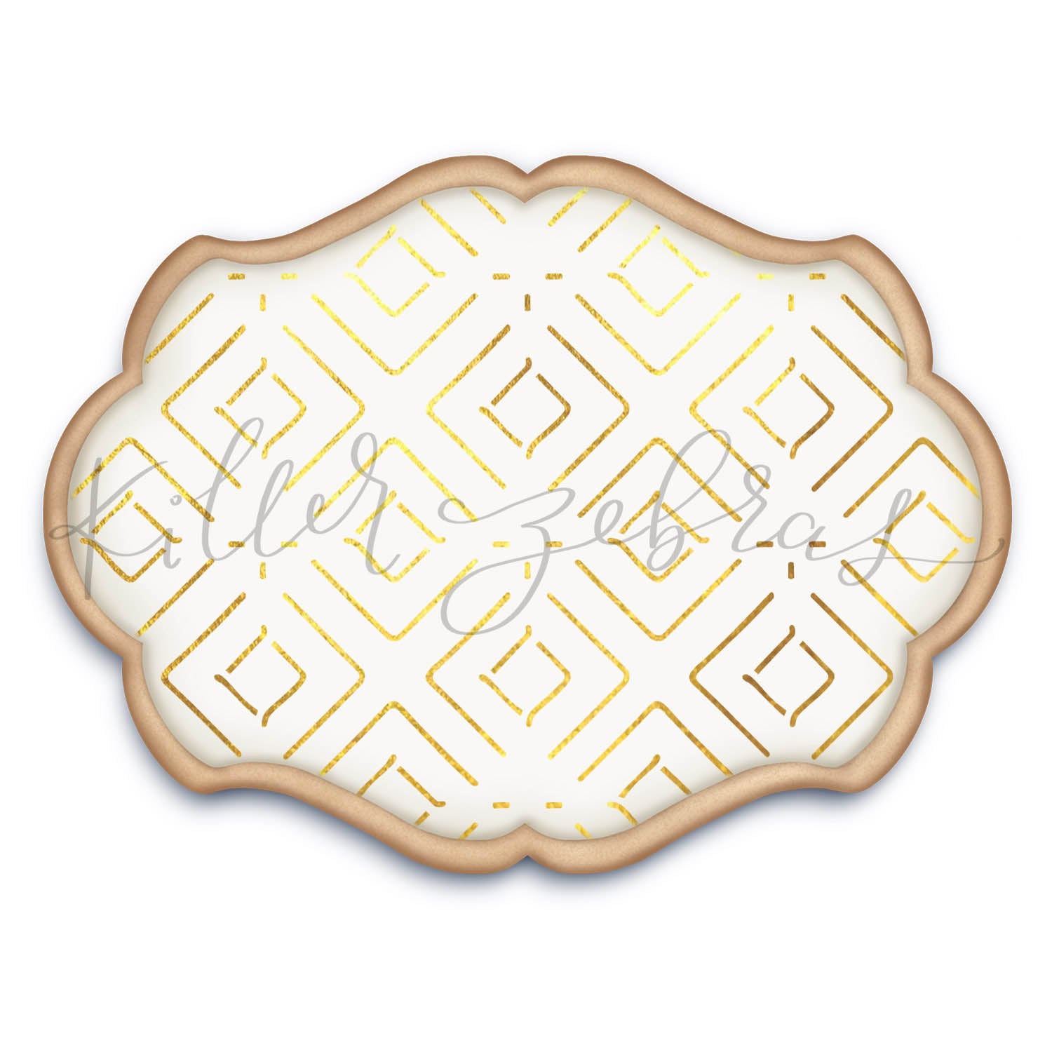 5.5 x 5.5 Stencil Minimalist Diamonds Stencil