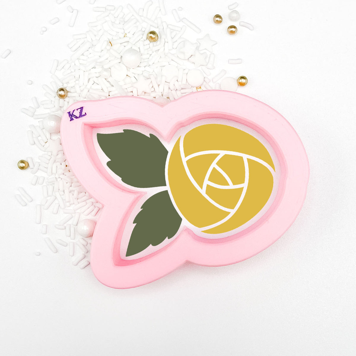 Cookie Cutters Simple Rose Cutter/Stencil