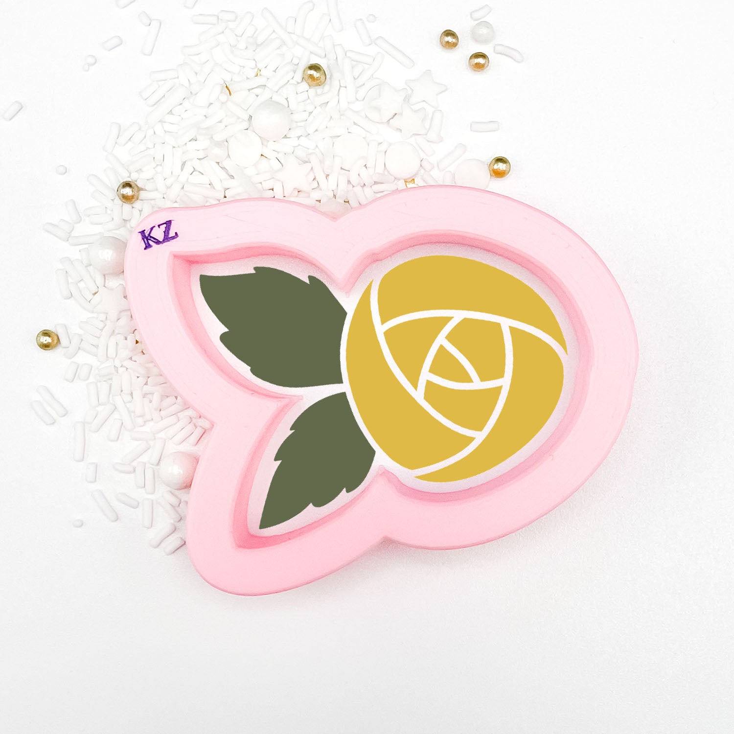 Cookie Cutters Simple Rose Cutter/Stencil