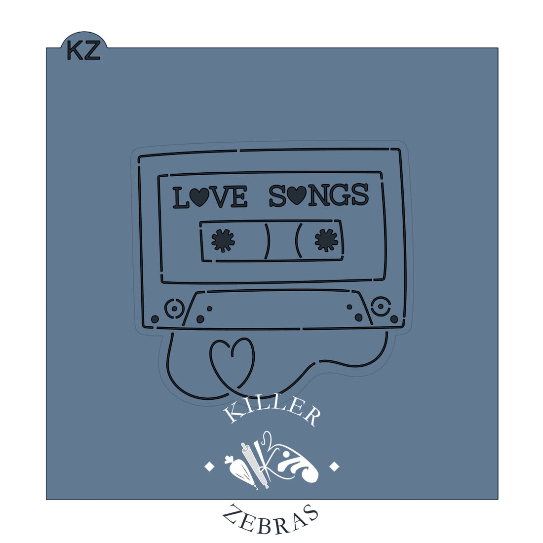 Cookie Cutters Mix Tape Cutter/Stencil