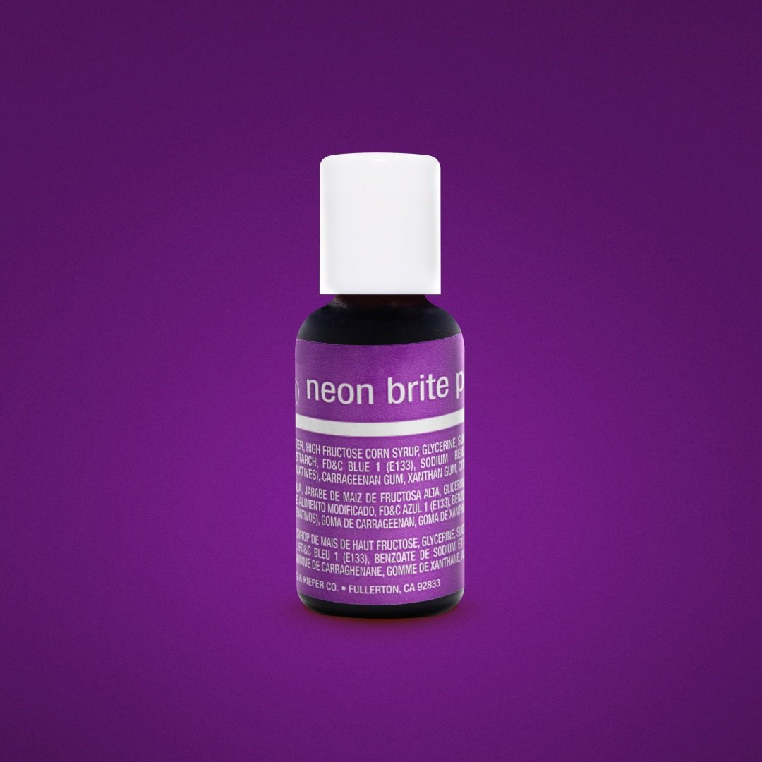 NEON BRITE PURPLE Chefmaster Liqua Gel | Killer Zebras NEON BRITE PURPLE Chefmaster Liqua Gel | Killer Zebras