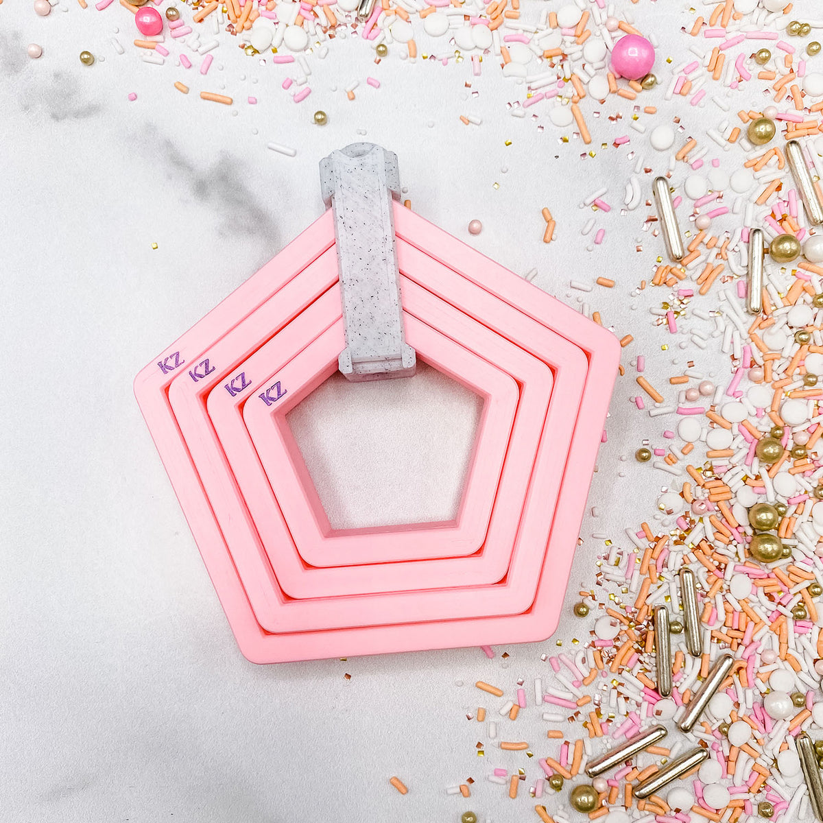 Cookie Cutters Nesting Pentagons Cutter Set