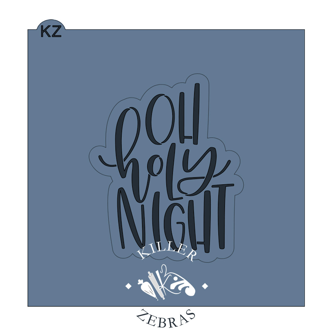 Cookie Cutters Oh Holy Night Hand Lettered