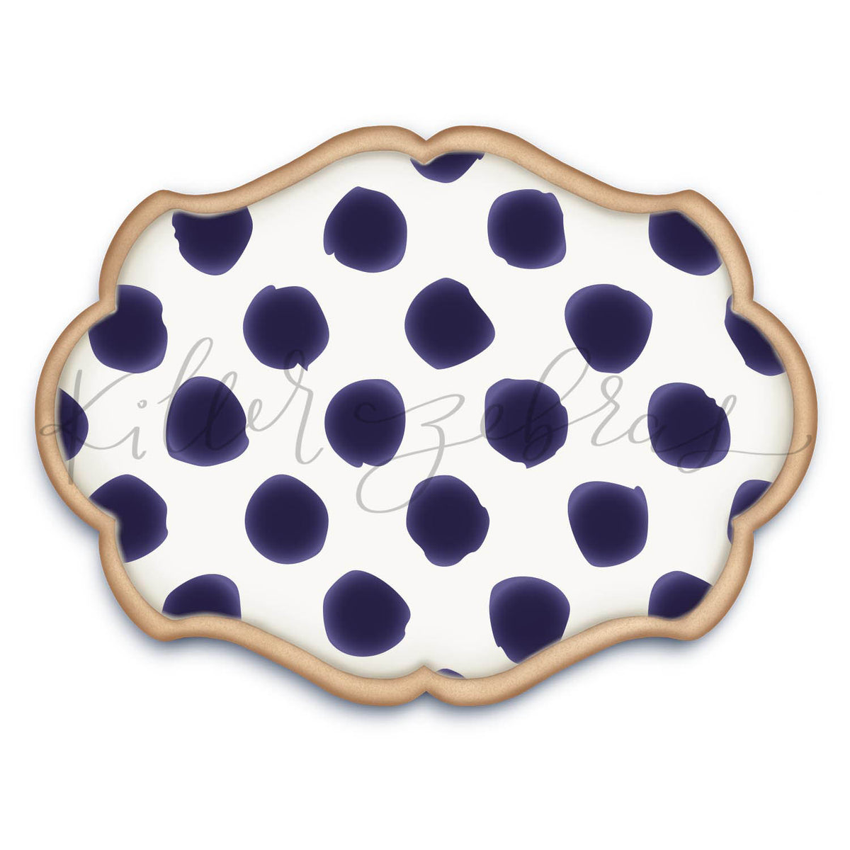 5.5 x 5.5 Stencil Painted Dots Stencil