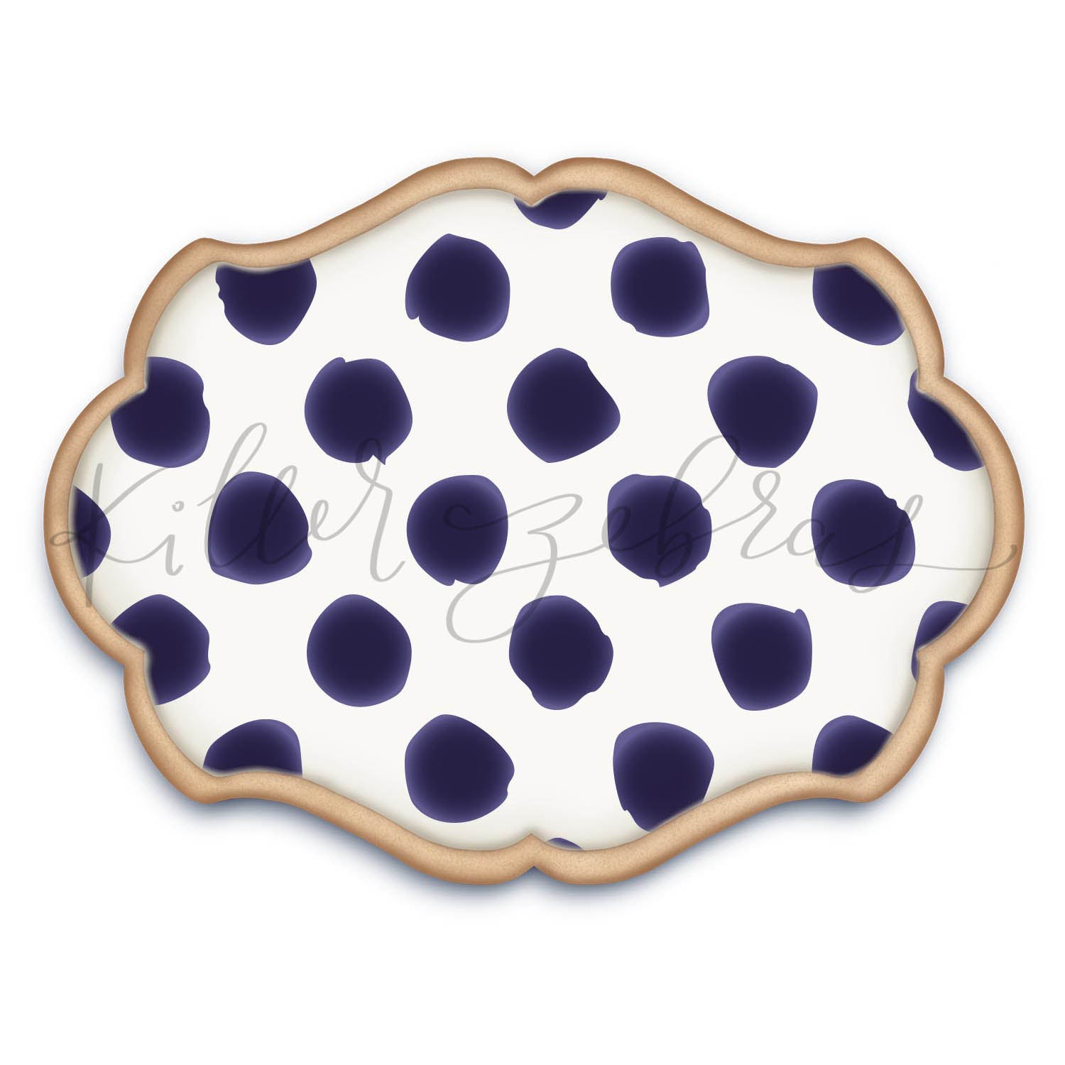 5.5 x 5.5 Stencil Painted Dots Stencil