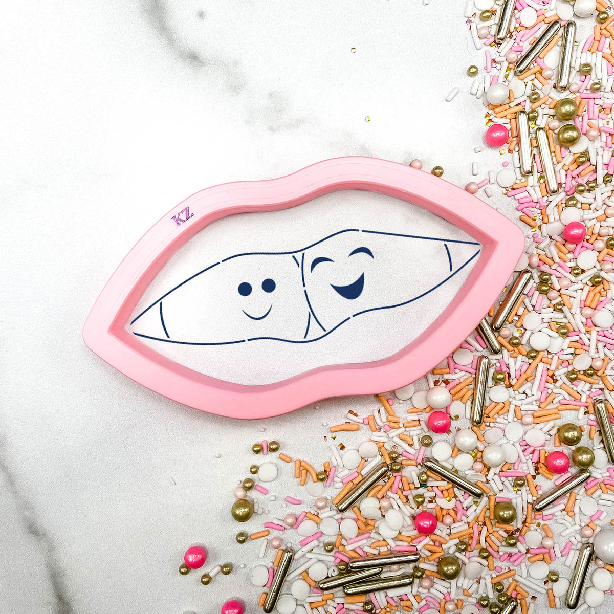 Cookie Cutters Two Peas in a Pod Cutter/Stencil