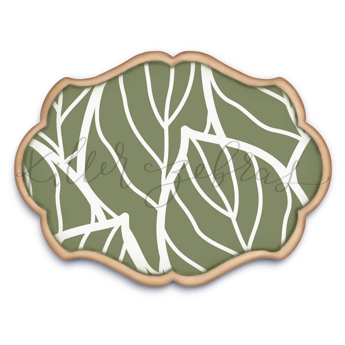 5.5 x 5.5 Stencil Philodendron Stencil