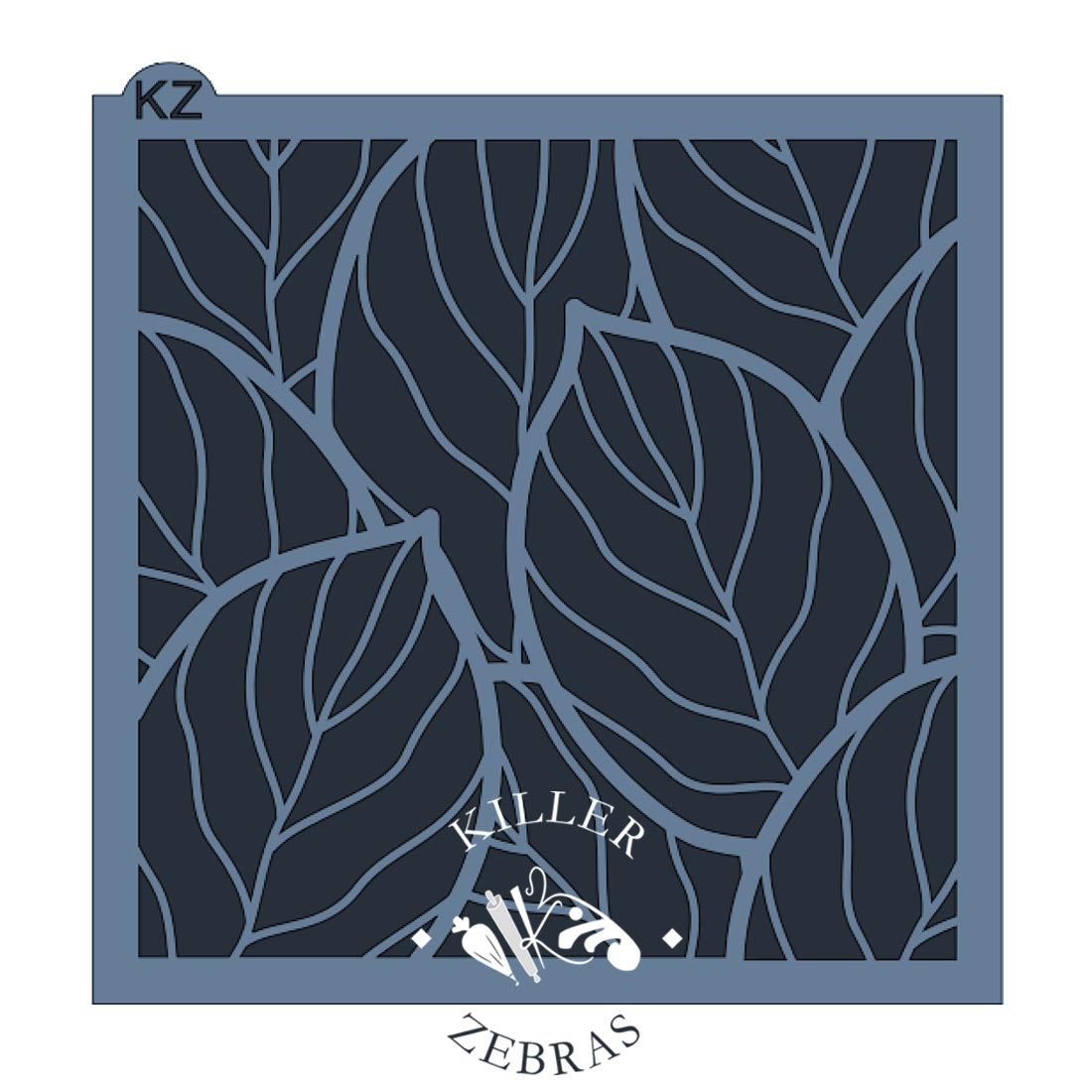 5.5 x 5.5 Stencil Philodendron Stencil
