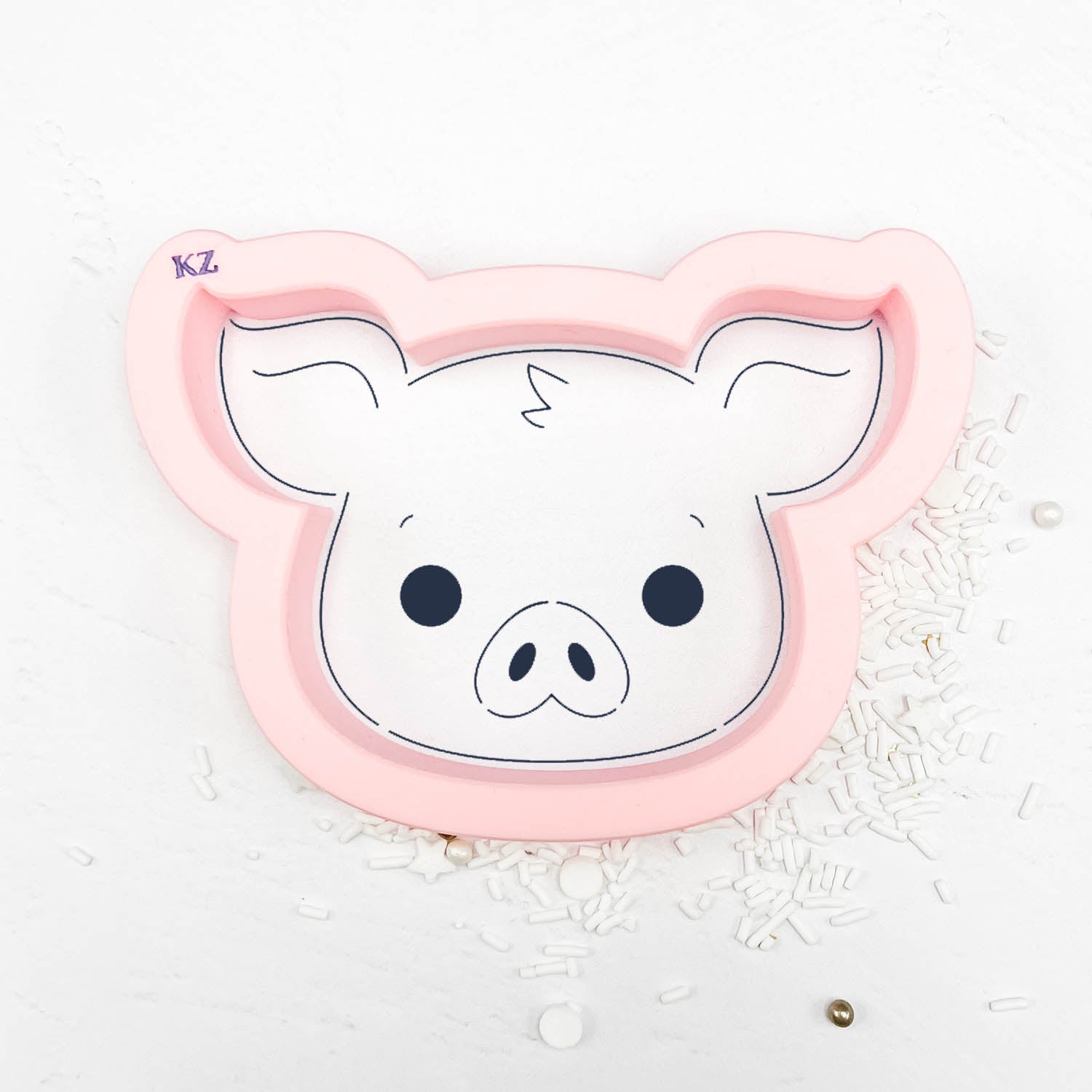 Cookie Cutters Pig Head Cutter/Stencil