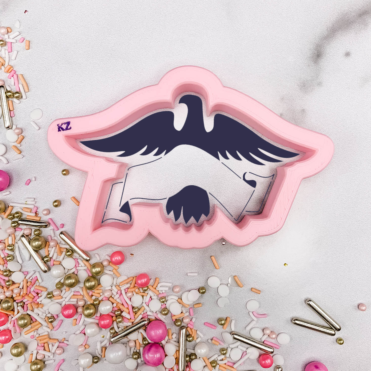 Cookie Cutters Eagle with Banner Cutter/Stencil