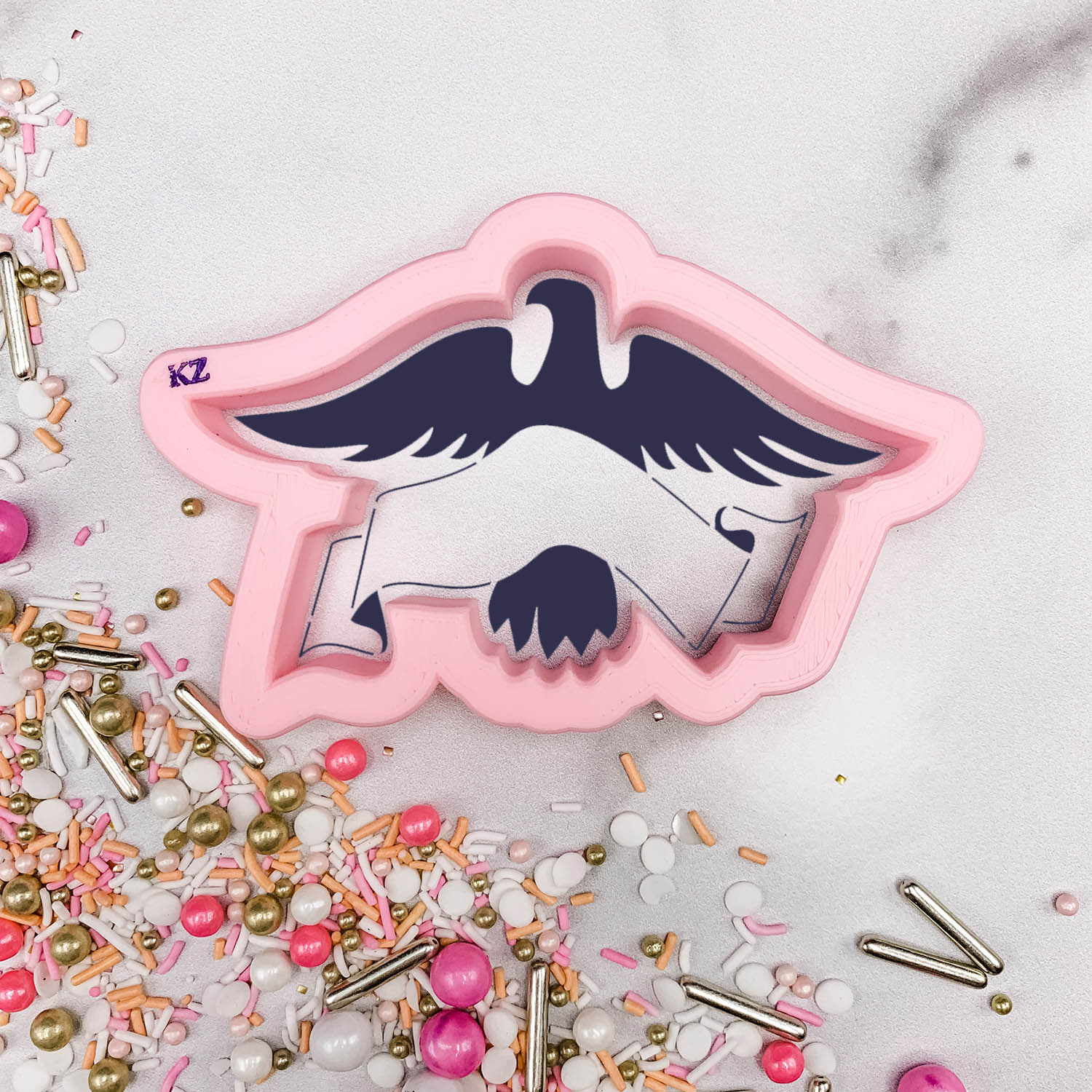 Eagle with Banner Cutter/Stencil