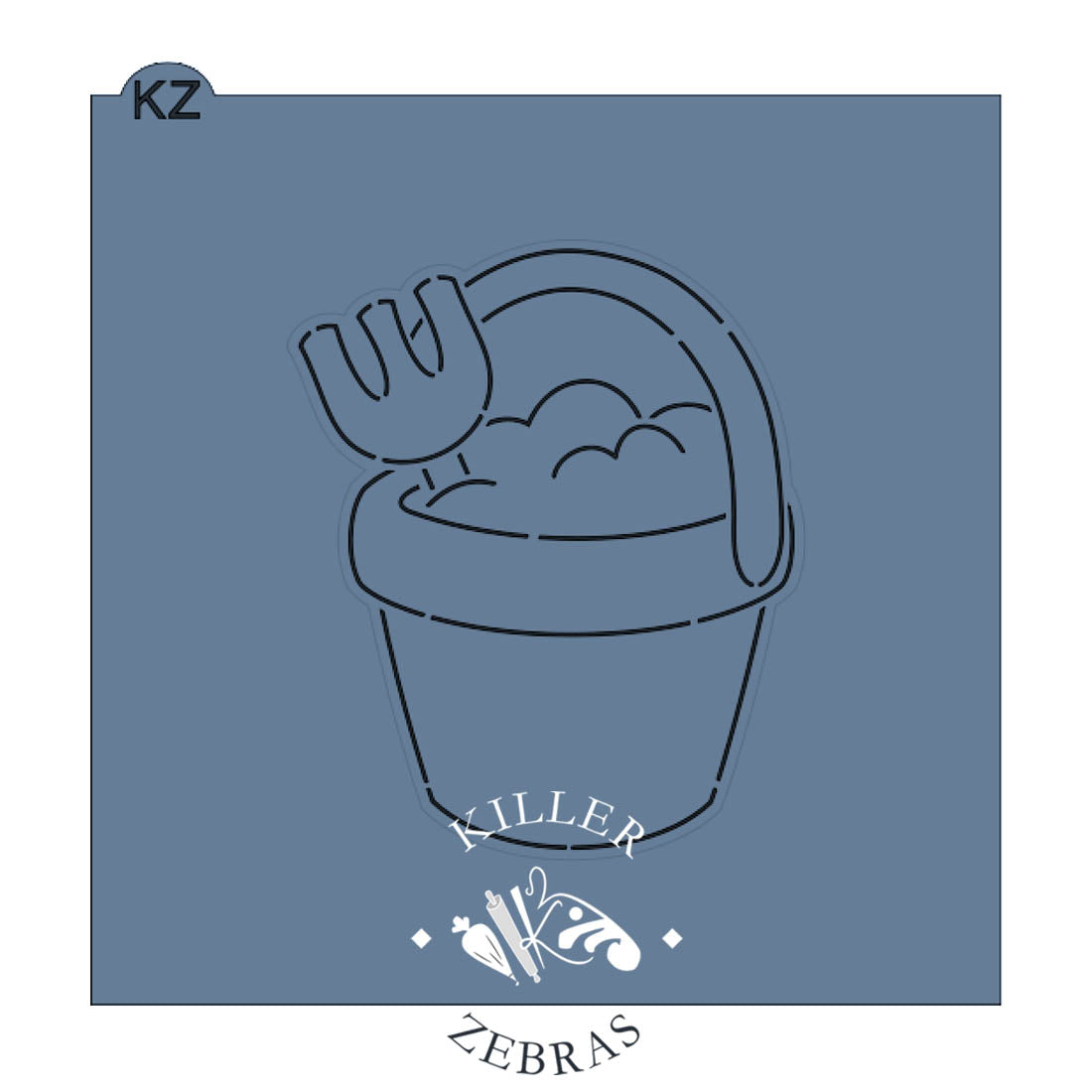 Cookie Cutters Beach Pail Cutter/Stencil