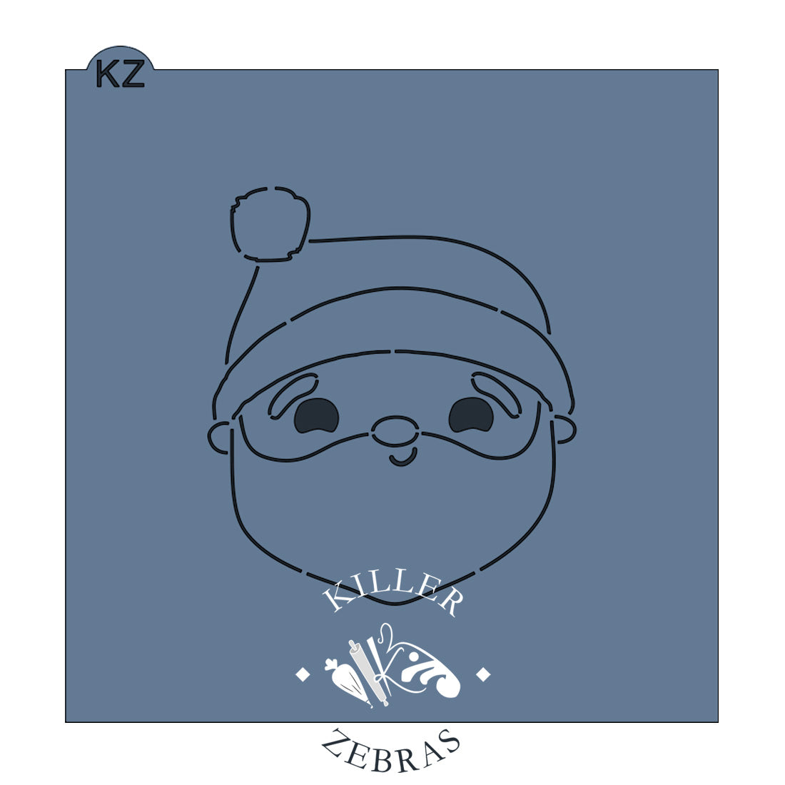 Cookie Cutters Santa Cutter/Stencil