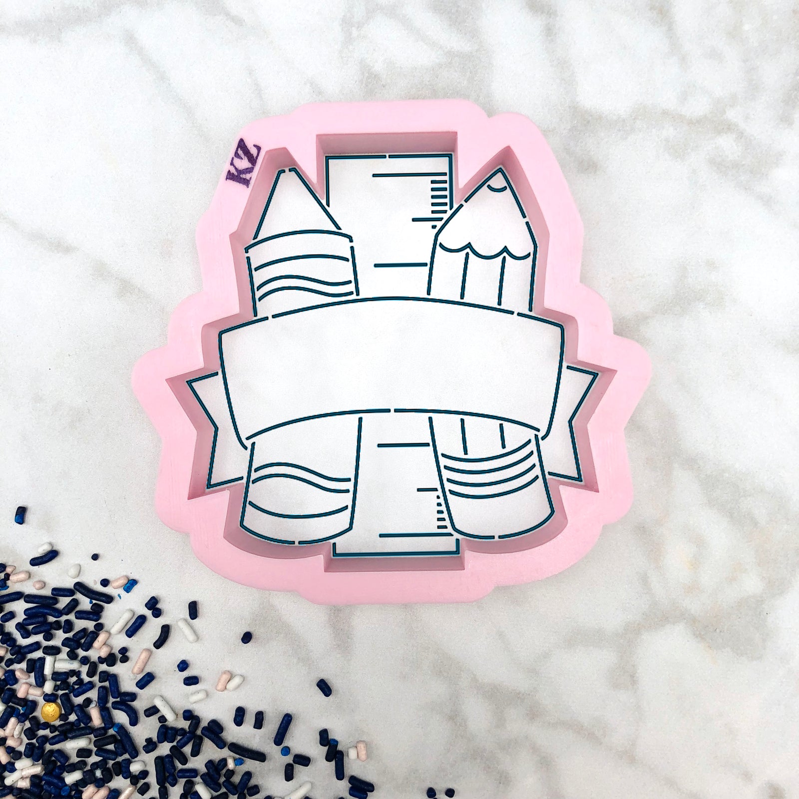 Cookie Cutters School Banner – Cookie Cutter & Stencil Set