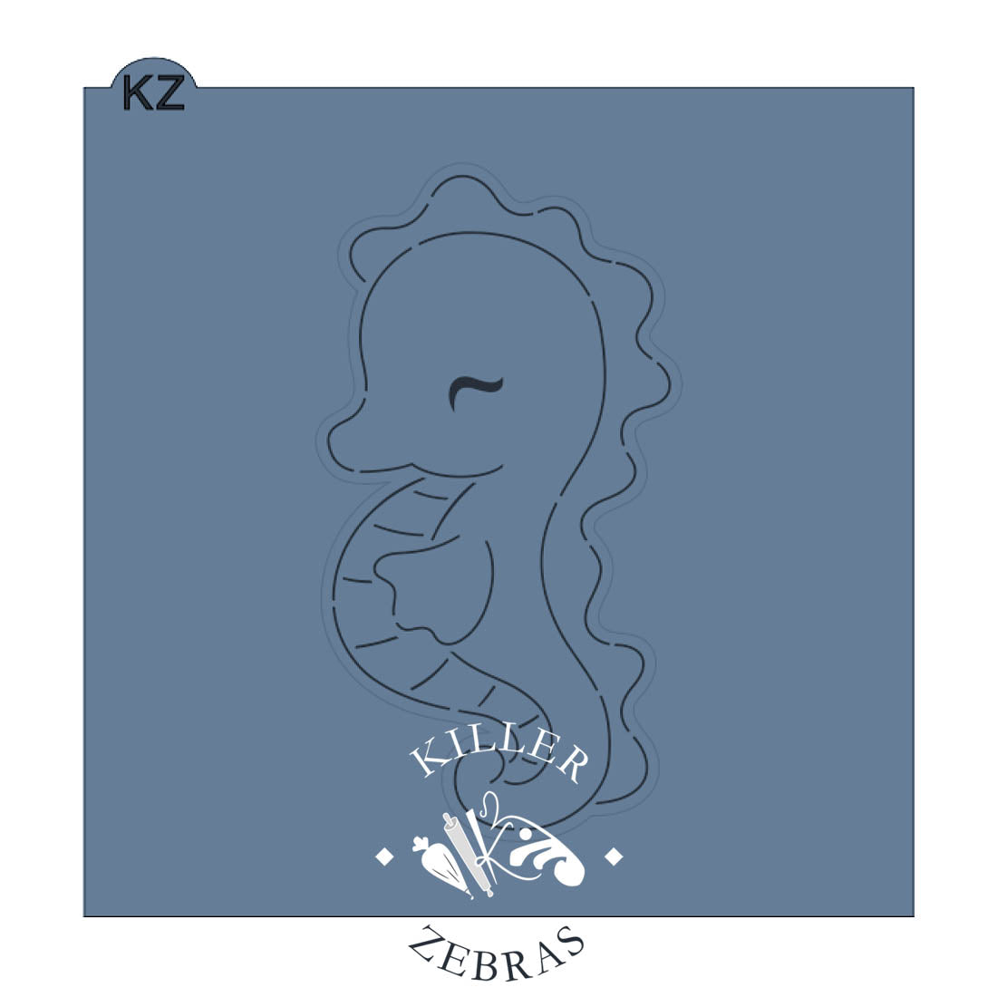 Cookie Cutters Seahorse Cutter/Stencil