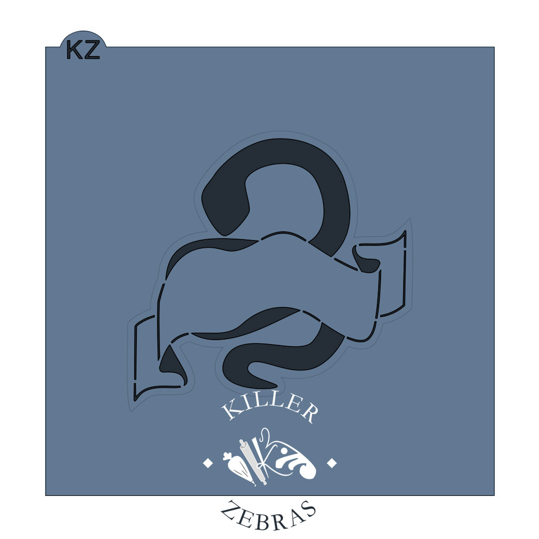 Cookie Cutters Snake with Banner Cutter/Stencil