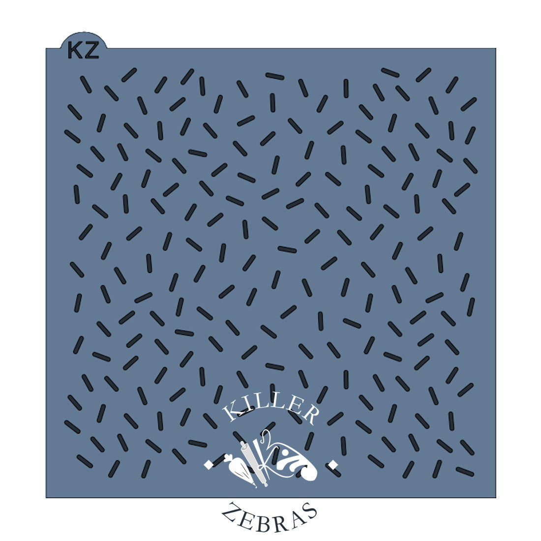 5.5 x 5.5 Stencil Sprinkles Stencil Single