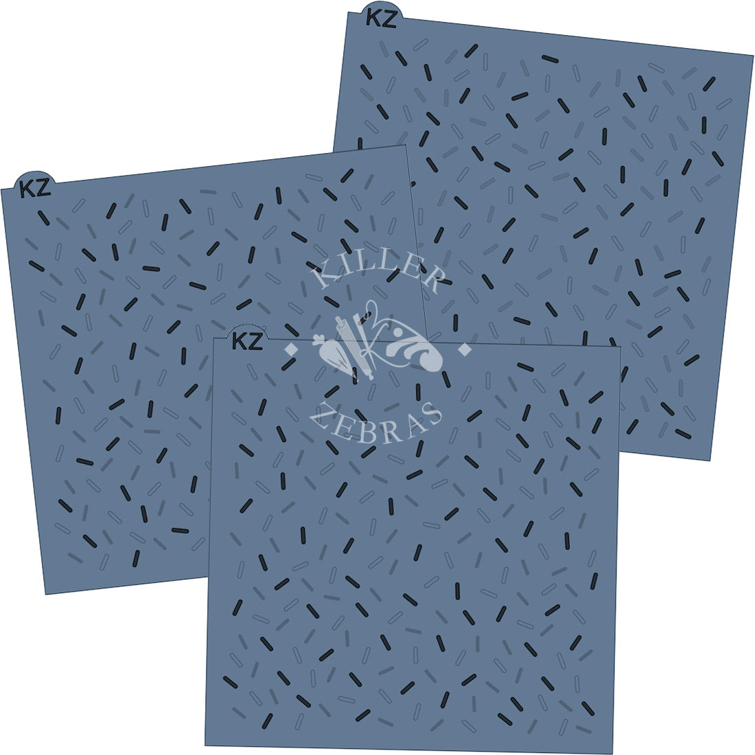 5.5 x 5.5 Stencil Sprinkles Stencil