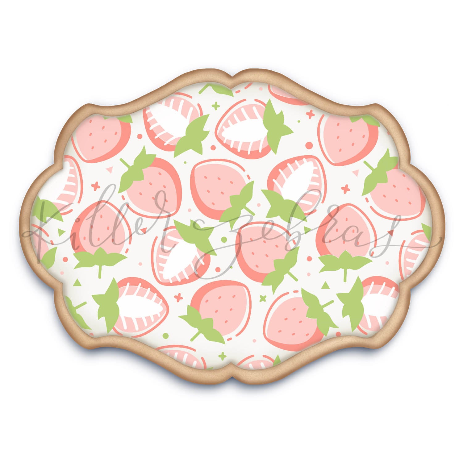 5.5 x 5.5 Stencil Strawberry Fields Forever 3 Part Stencil