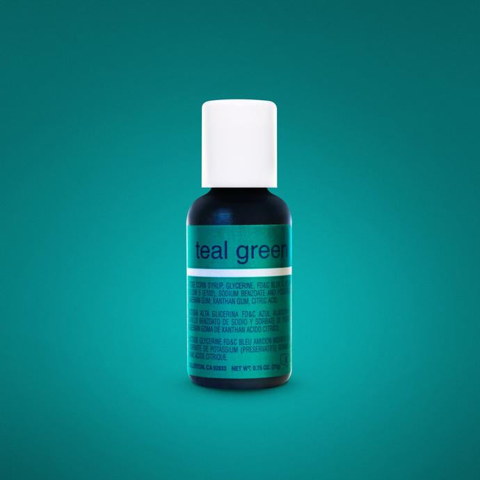 Liqua Gel TEAL GREEN Chefmaster Liqua Gel