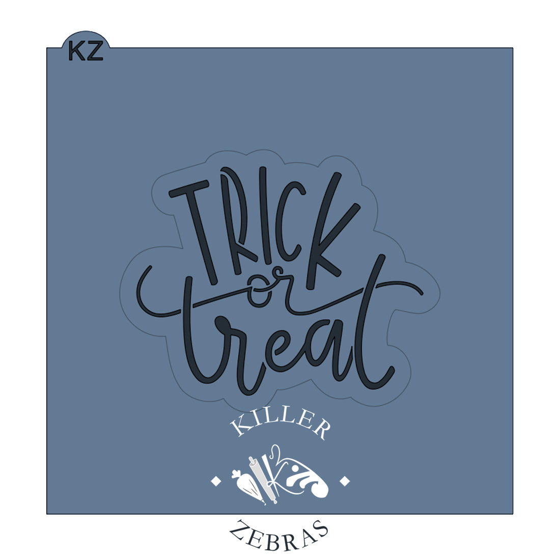 Cookie Cutters Trick or Treat (Style 1) Hand Lettered
