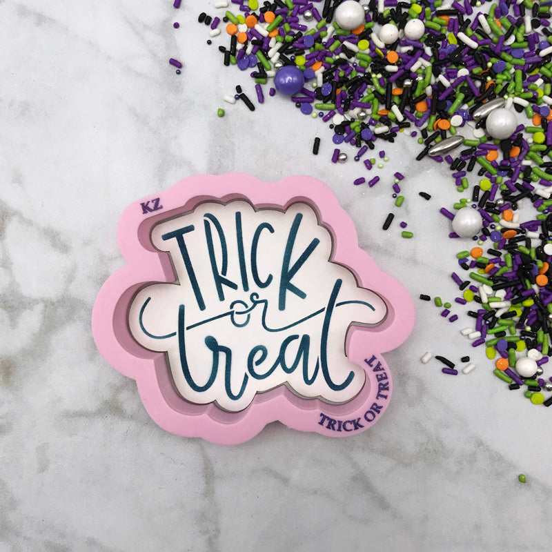 Cookie Cutters Trick or Treat (Style 1) Hand Lettered